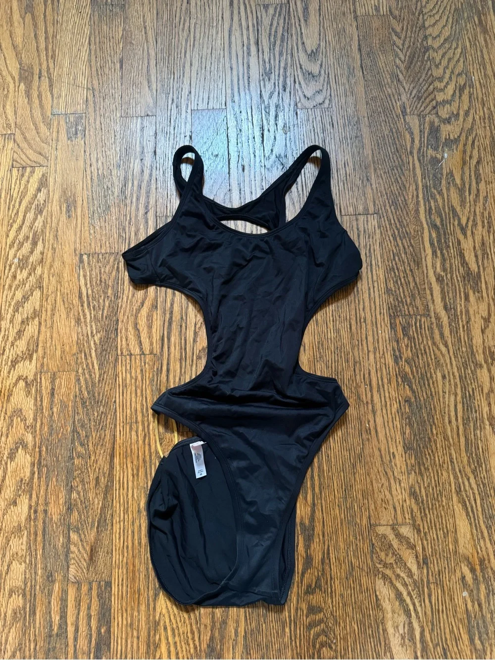 Victoria’s Secret Black Cutout One-Piece Swimsuit with Side Ring Accent